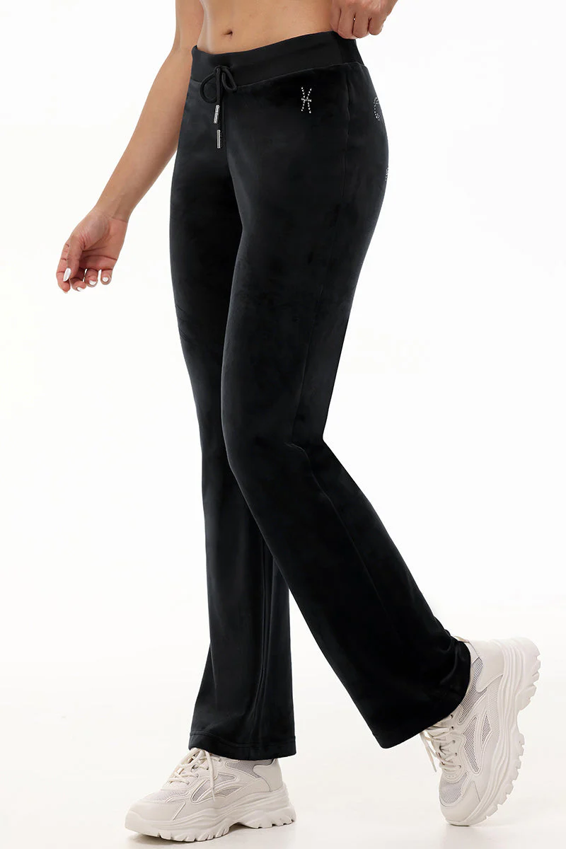 Custom Zodiac OG Big Bling Velour Track Pants - Image 13