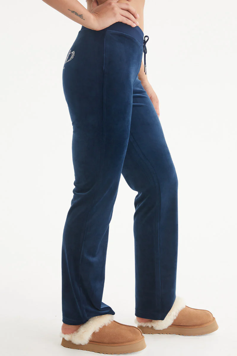 Sagittarius Customizable Big Bling Velour Track Pants - Image 4