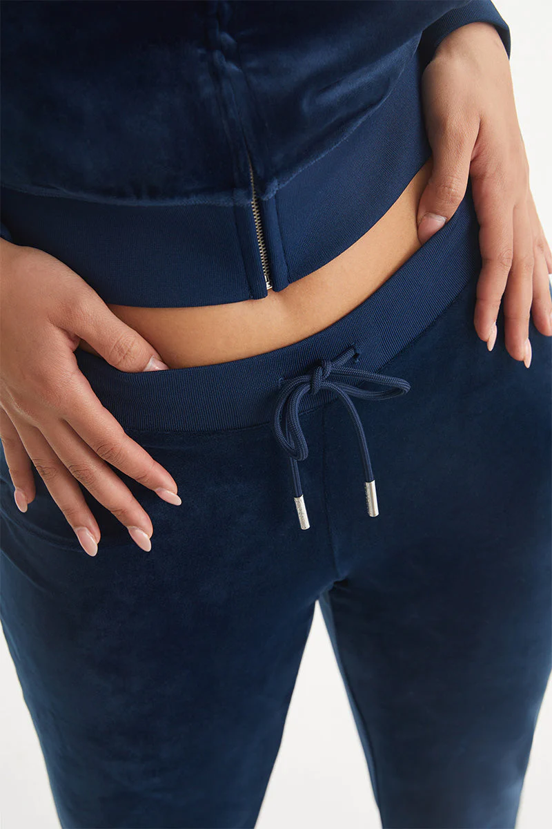 Virgo Customizable Big Bling Velour Track Pants - Image 5